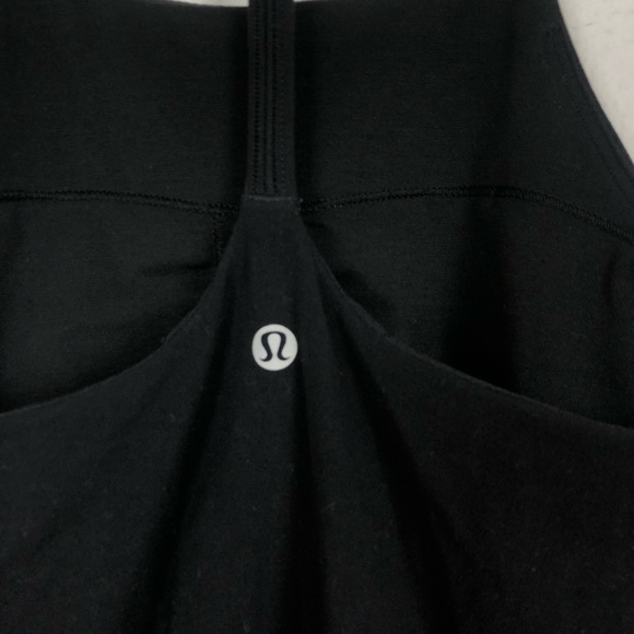 Lululemon Sun Setter Nulu Workout Tank Top Black Size 6 - Picture 7 of 8